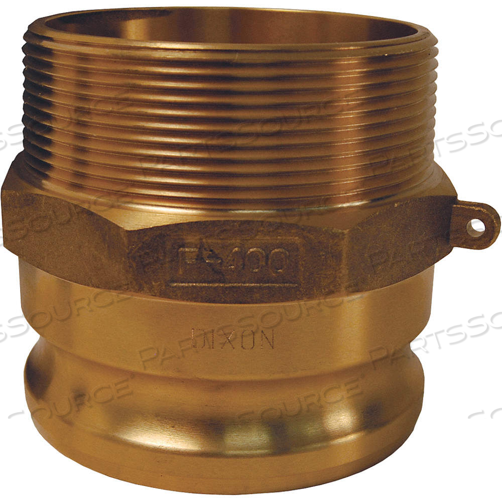CAM AND GROOVE ADAPTER 3/4 BRASS by Dixon Valve and Coupling