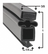 DOOR GASKET 23-3/8 X 56-1/4 by True Food Service Equipment