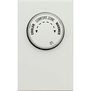 LINE VOLTAGE MECHANICAL THERMOSTAT LV11 - 1 STAGE HEAT ONLY, SINGLE POLE 120/240 VAC by LUX