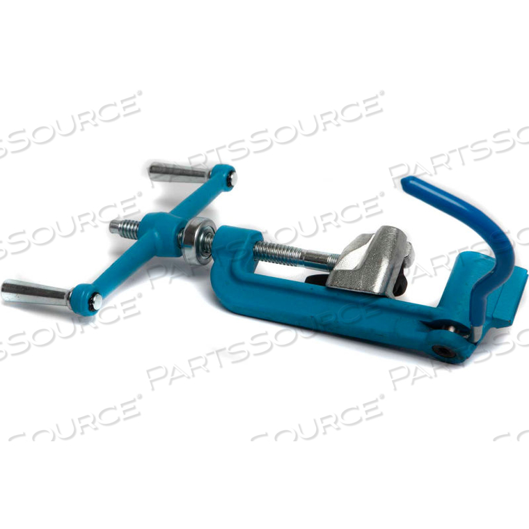 SCREW TYPE BANDING TOOL FOR STAINLESS STEEL STRAPPING by Independent Metal Strap Co. SCREW TYPE BANDING TOOL FOR STAINLESS STEEL STRAPPING by Independent Metal Strap Co.