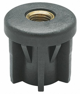 TUBE END CAPS 1120 LB. BLACK by Elesa USA Corporation