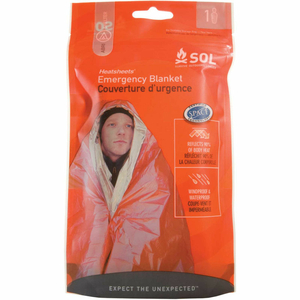 SURVIVE OUTDOORS LONGER EMERGENCY BLANKET, 56" X 84" by Adventure Medical Kits SURVIVE OUTDOORS LONGER EMERGENCY BLANKET, 56" X 84" by Adventure Medical Kits