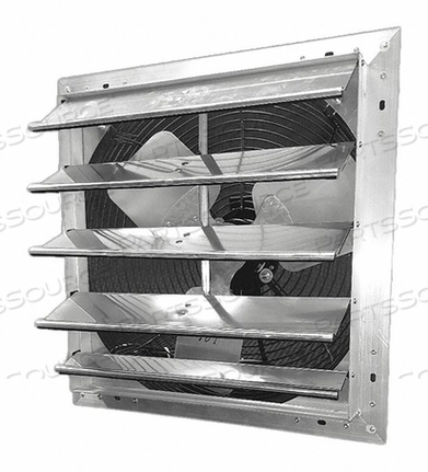 SHUTTER MOUNT EXHAUST FAN BLADE 24 DIA. by DAYTON ELECTRIC MANUFACTURING CO SHUTTER MOUNT EXHAUST FAN BLADE 24 DIA. by DAYTON ELECTRIC MANUFACTURING CO