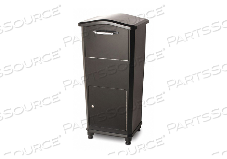 MAIL DROP BOX 1 DOOR BLACK 37-15/64 H by Architectural Mailboxes MAIL DROP BOX 1 DOOR BLACK 37-15/64 H by Architectural Mailboxes