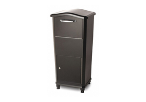 MAIL DROP BOX 1 DOOR BLACK 37-15/64 H by Architectural Mailboxes