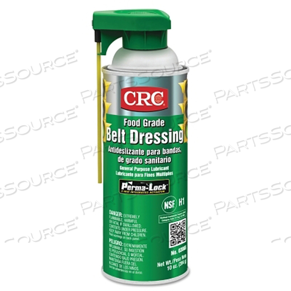 FOOD GRADE BELT DRESSING, 10 WT OZ by CRC Industries