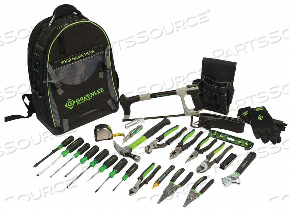 ELECTRICIANS TOOL KIT 28 PCS. BACKPACK by Greenlee