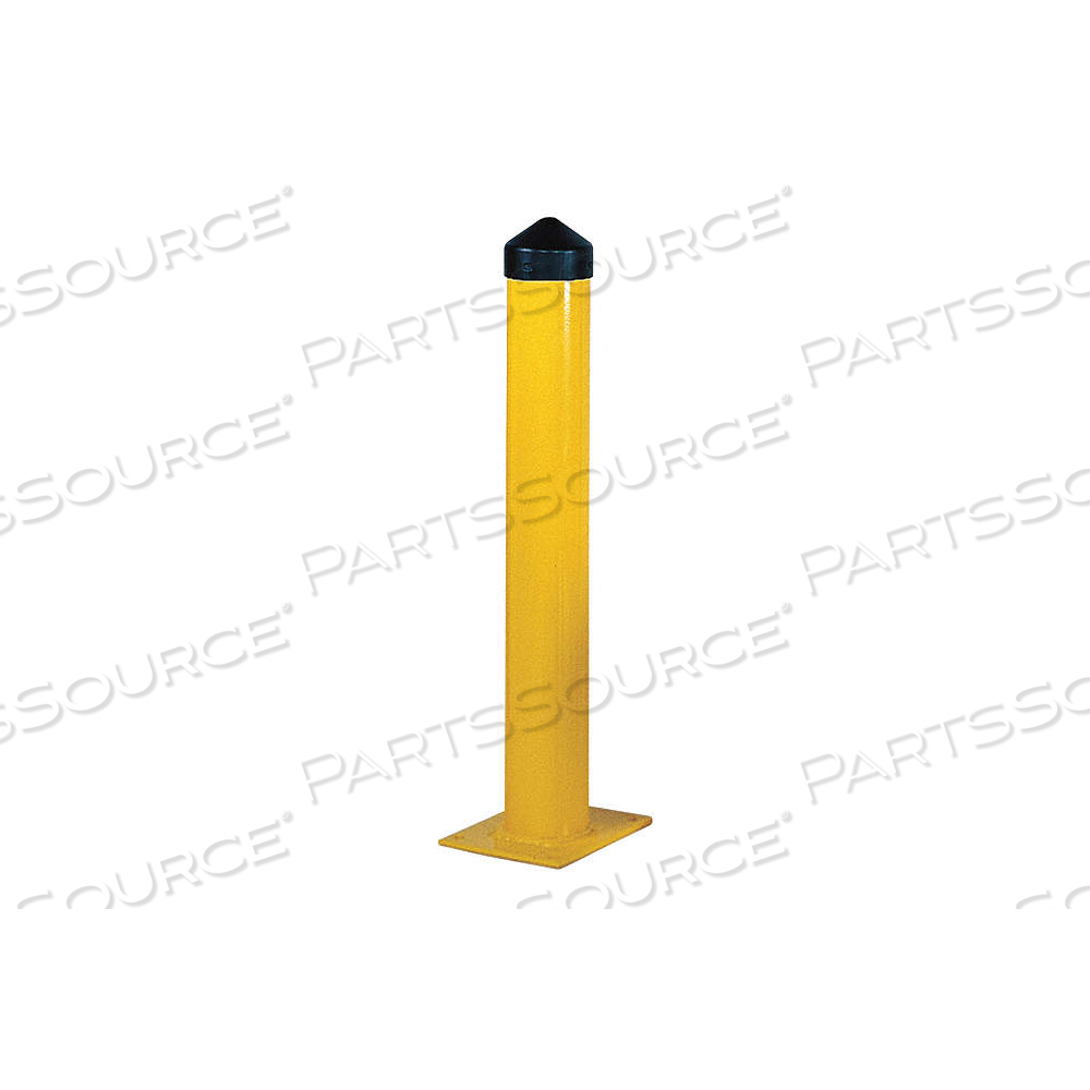 BOLLARD, BOLT-ON, 36 IN INSTALL HT, 5 3/5 IN DIA, CARBON STEEL, YELLOW by Approved Vendor BOLLARD, BOLT-ON, 36 IN INSTALL HT, 5 3/5 IN DIA, CARBON STEEL, YELLOW by Approved Vendor