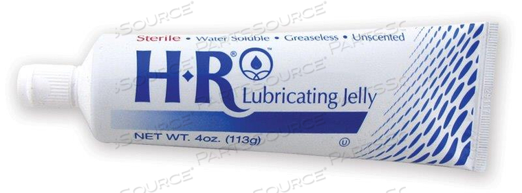 HR® LUBRICATING JELLY 113G (4OZ.) FLIP-TOP TUBE - STERILE 