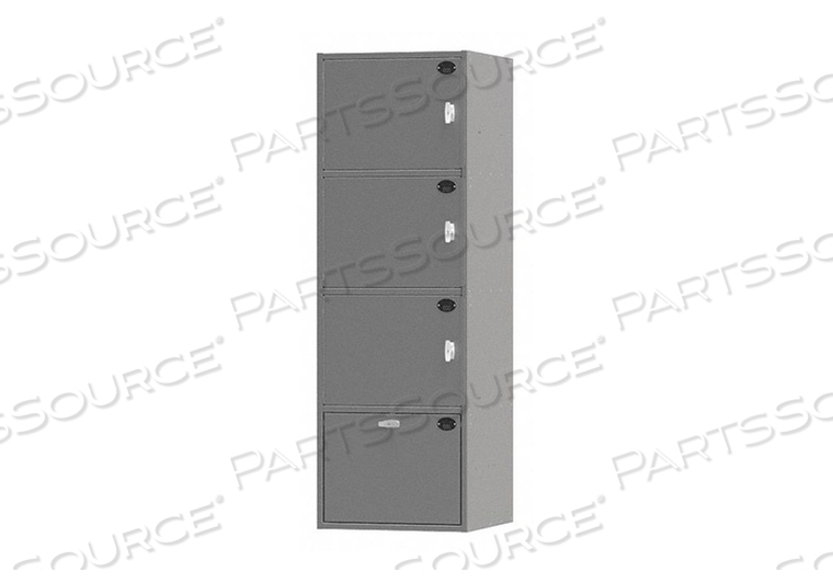 DUTY BAG LOCKER ASSEMBLED 24 IN W. GRAY by Sentinel