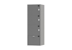 DUTY BAG LOCKER ASSEMBLED 24 IN W. GRAY by Sentinel