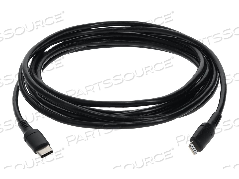 ADDON, LIGHTNING CABLE, USB-C MALE TO LIGHTNING MALE, 3.3 FT, BLACK, FOR APPLE IPAD/IPHONE/IPOD (LIGHTNING) by ADDON ADDON, LIGHTNING CABLE, USB-C MALE TO LIGHTNING MALE, 3.3 FT, BLACK, FOR APPLE IPAD/IPHONE/IPOD (LIGHTNING) by ADDON