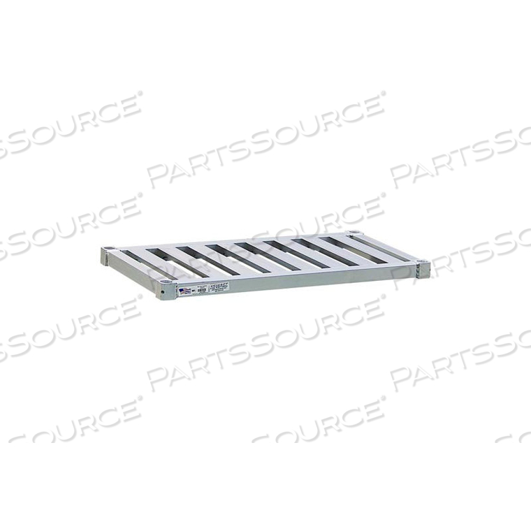 ALUMINUM ADJUSTABLE T-BAR SHELF, 24"W X 48"L by New Age Industries