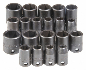 IMPACT SOCKET SET 3/8 DRIVE 20 PCS. by Proto IMPACT SOCKET SET 3/8 DRIVE 20 PCS. by Proto