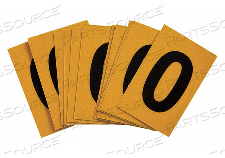 LETTER LABEL O 1-1/2IN.HX1IN.W PK25 by Brady Americas