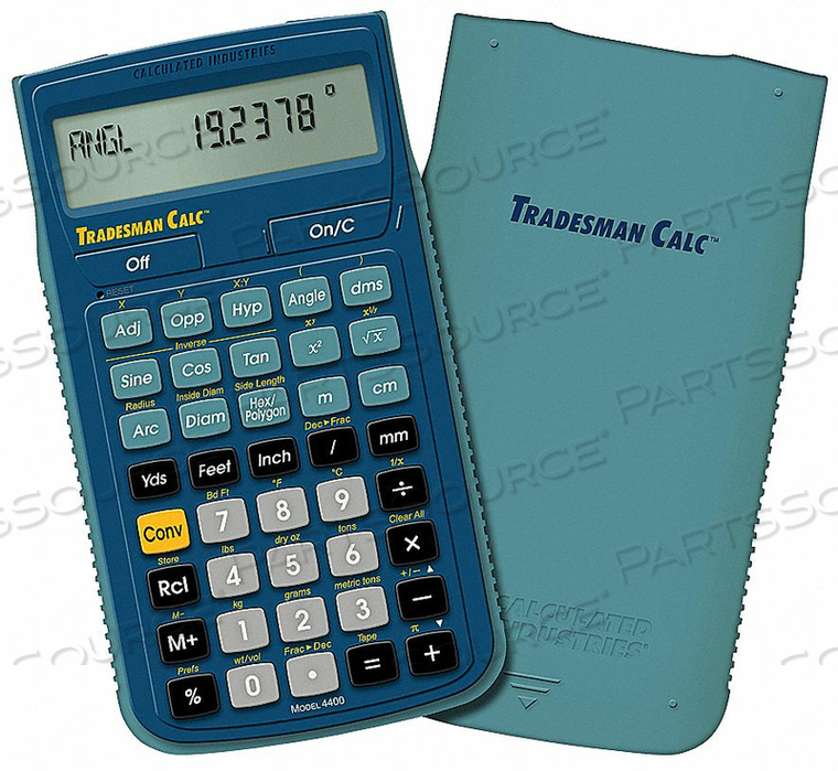 TRADESMAN CALCULATOR PORTABLE LCD by Calculated Industries TRADESMAN CALCULATOR PORTABLE LCD by Calculated Industries