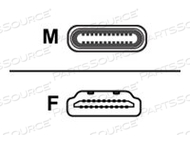 ADDON, ADAPTER, USB-C MALE TO HDMI FEMALE, 7.9 IN, BLACK by ADDON