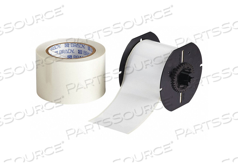 LABEL TAPE CART WHITE 100FT L X 3 IN.W by Brady Americas LABEL TAPE CART WHITE 100FT L X 3 IN.W by Brady Americas