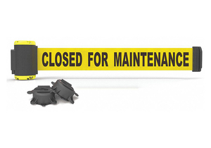 MAGNETIC BELT BARRIER 7' CLSD FOR MAINT by Banner Stakes MAGNETIC BELT BARRIER 7' CLSD FOR MAINT by Banner Stakes