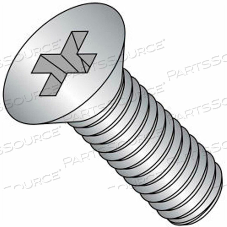 M4 X 0.7 X 16MM - MACHINE SCREW - PHILLIPS FLAT HEAD - 304 STAINLESS STEEL - DIN 965 - PKG OF 100 by Titan Fasteners