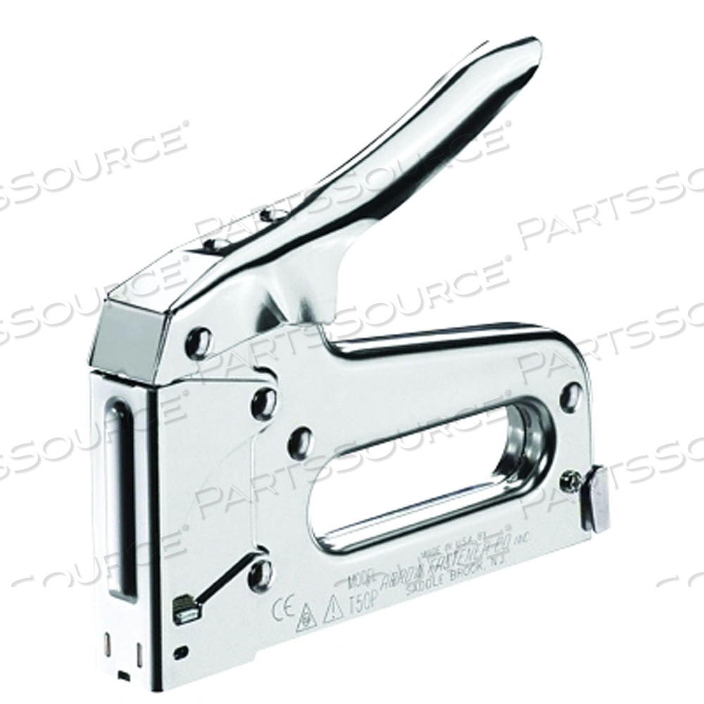 T50 HEAVY-DUTY STAPLE GUN, CHROME by Arrow