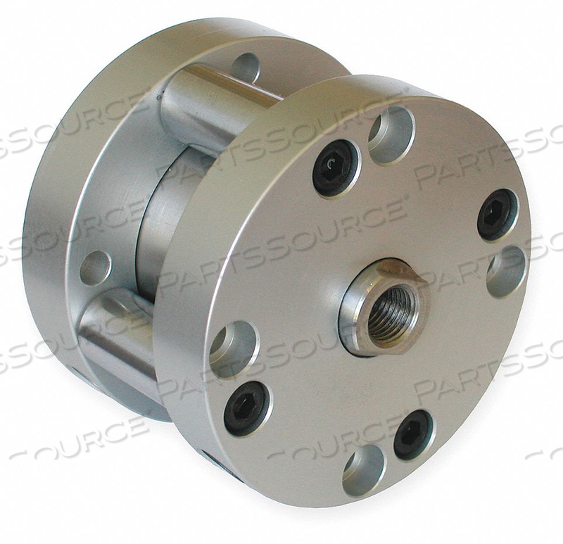AIR CYLINDER, BODY MATERIAL STAINLESS STEEL, CYLINDER TYPE COMPACT, MAGNETIC PISTON NON-MAGNETIC PISTON, MOUNTING TYPE THREADED HOLE, BORE D by Speedaire