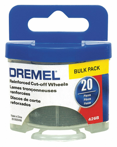 REINFORCED CUT-OFF WHEELS PK20 by Dremel