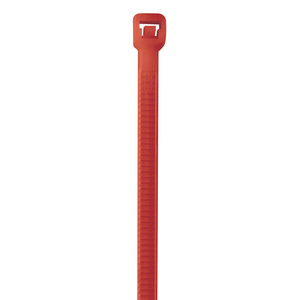 COLORED CABLE TIES, 40#, 8", FLUORESCENT RED, 1000/CASE by BOX Partners (Box Acquisitions, LLC)