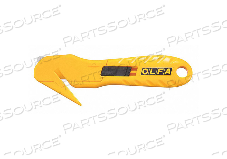 HOOK-STYLE SAFETY CUTTER 6-9/32IN YELLOW by Olfa HOOK-STYLE SAFETY CUTTER 6-9/32IN YELLOW by Olfa