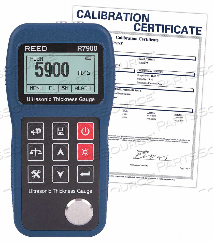 R7900-NIST Reed Instruments ULTRASONIC THICKNESS GAUGE STEEL For Sale