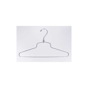 NAHANCO SHIRT/DRESS HANGER, 19"L, METAL-CHROME, PKG QTY 100 by National Hanger Company Inc.