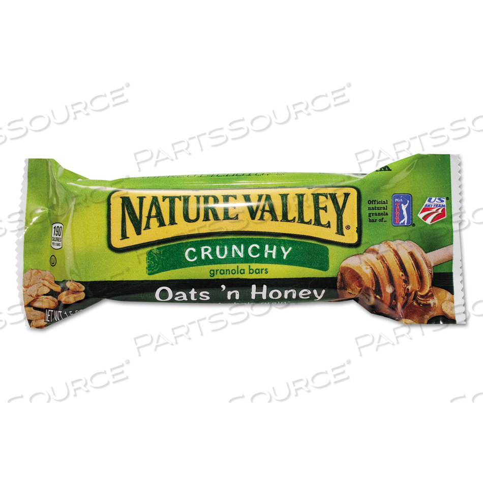 GRANOLA BARS, OATS'N HONEY CEREAL, 1.5 OZ BAR by Nature Valley GRANOLA BARS, OATS'N HONEY CEREAL, 1.5 OZ BAR by Nature Valley