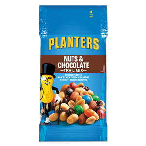 TRAIL MIX, NUT AND CHOCOLATE, 2 OZ BAG, 72/CARTON by Planters