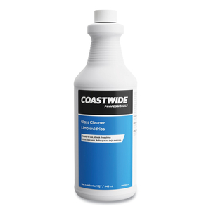 GLASS CLEANER, UNSCENTED, 0.95 L BOTTLE, 6/CARTON by Coastwide Professional