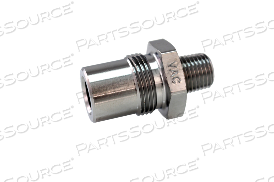 MEDICAL VACUUM SOCKET, 1/4 IN MNPT, YELLOW, MEETS NIST (EUROPEAN) by Bay Corporation