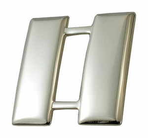 METAL RNKINSIGNIA CAPT. BARS - SMOOTH PR by Heros Pride
