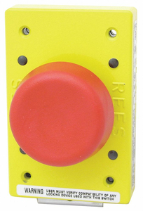 EMERGENCY STOP PUSH BUTTON RED by Rees