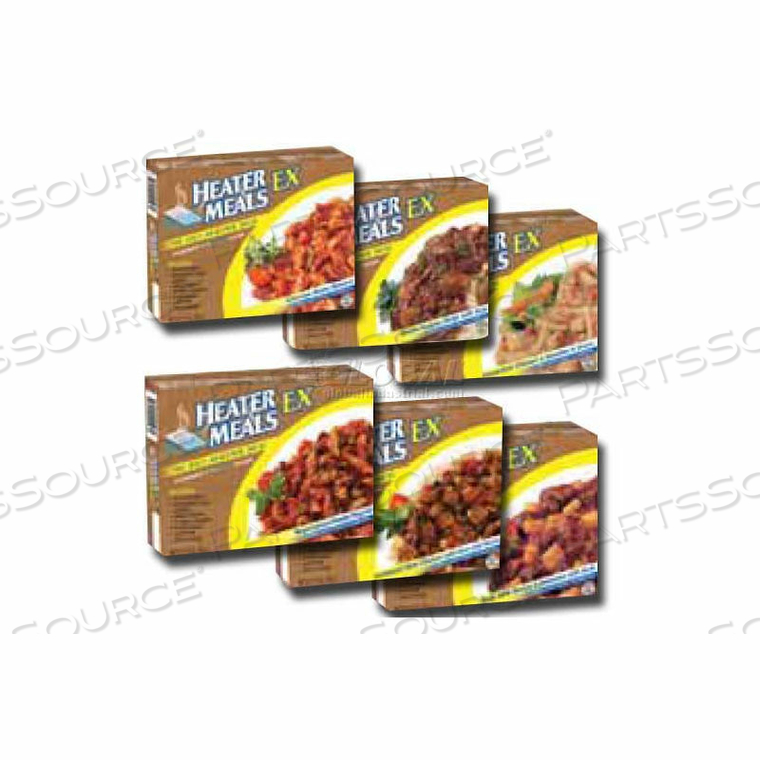 HEATER MEALS ASSORTED CASE, 9 OZ. MEAL, 12 PER CASE 