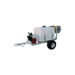 100 GALLON 2-WHEEL TRAILER SPRAYER, 5.5HP / K25 PUMP, 50' OF 3/8" HOSE by Reddick Equipment Company Inc