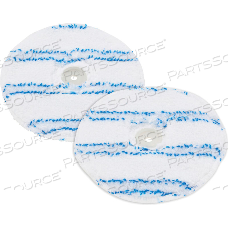 REPLACEMENT MICROFIBER PADS FOR MINI FLOOR SCRUBBER, 2 PACK by Zhejiang Jiebo Electric Appliance
