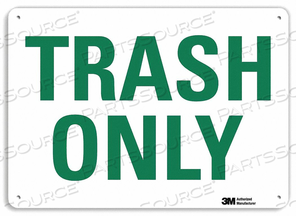 NOTICE SIGN 14 W 10 H 0.040 THICKNESS by Lyle Signs Inc.