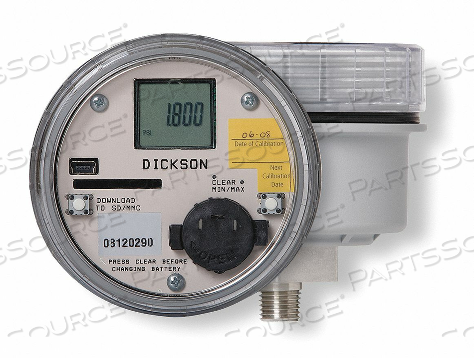 PRESSURE DATA LOGGER, 300 PSI by Dickson PRESSURE DATA LOGGER, 300 PSI by Dickson