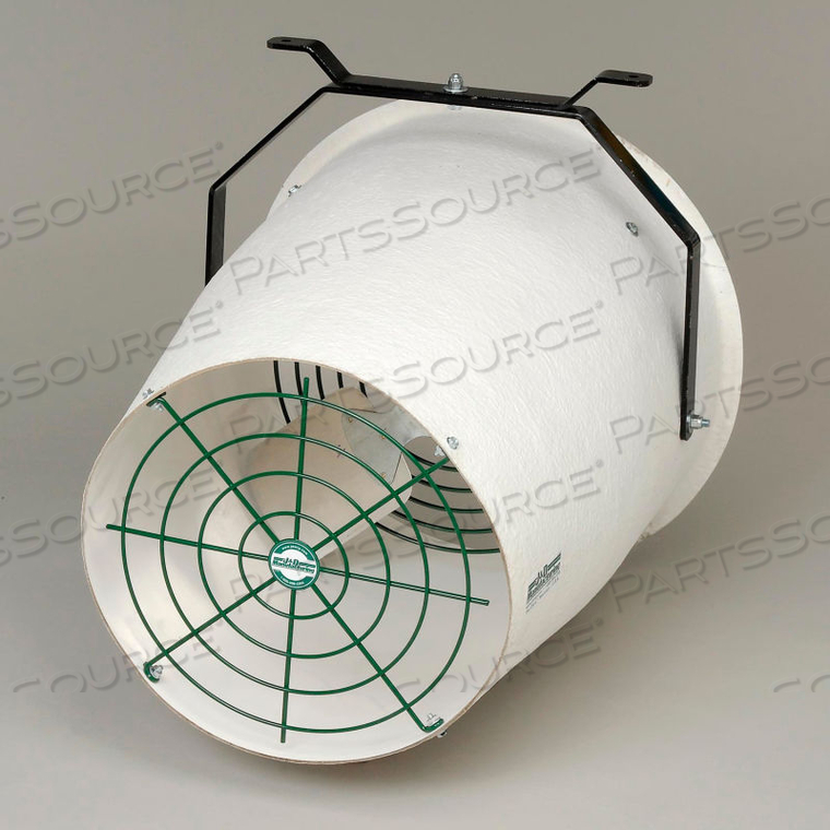 20" FIBERGLASS FUNNEL FAN VARIABLE SPEED VU20F 1/2 HP 2870 CFM by J & D Manufacturing