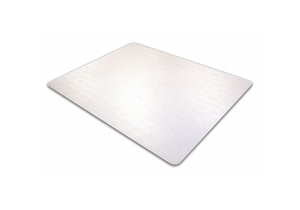 CHAIR MAT RECTANGULAR CLEAR 48 X60 by Floortex