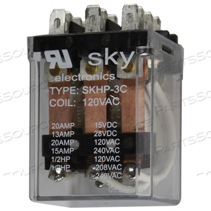 MOTOR RELAY 16A 120V 