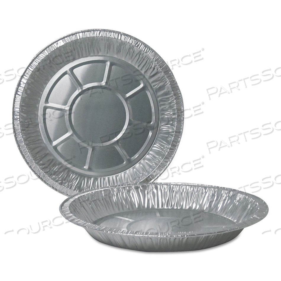 ALUMINUM PIE PANS, DEEP, 32 OZ, 10" DIAMETER X 1.38"H, 500/CARTON 