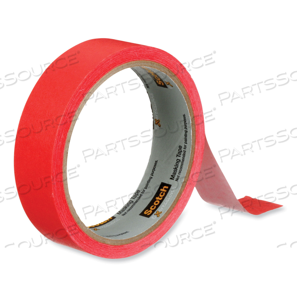 EXPRESSIONS MASKING TAPE, 3" CORE, 0.94" X 20 YDS, PRIMARY RED by 3M Consumer