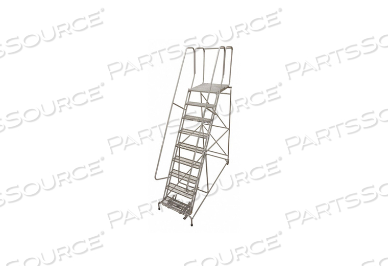 ROLLING LADDER 120 IN H 450 LB. RUBBER by Cotterman ROLLING LADDER 120 IN H 450 LB. RUBBER by Cotterman