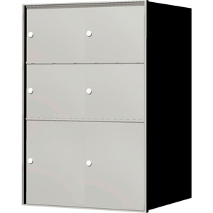 4B+ HORIZONTAL MAILBOX, 38-13/16" H, 6 PARCEL, FRONT LOADING, ALUMINUM, USPS by Florence Manufacturing Company