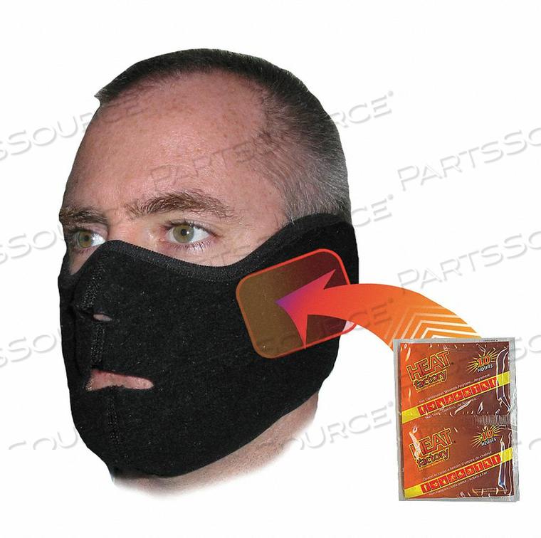 HEATED FACE MASK BLACK UNIVERSAL by Heat Factory HEATED FACE MASK BLACK UNIVERSAL by Heat Factory
